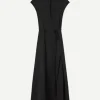 The Leigh Jersey Dress in Black
