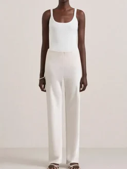 The Myrna Pant in Oyster