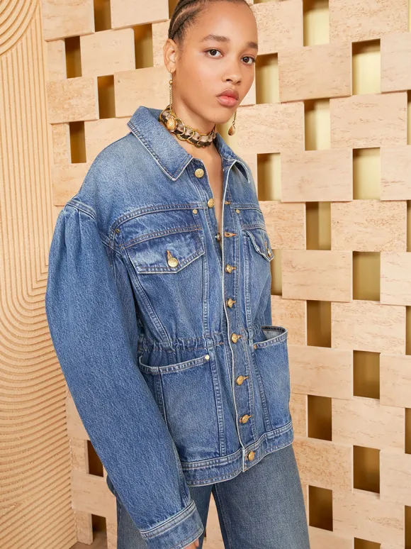 The Odette Jacket in Danube