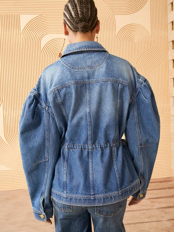 The Odette Jacket in Danube