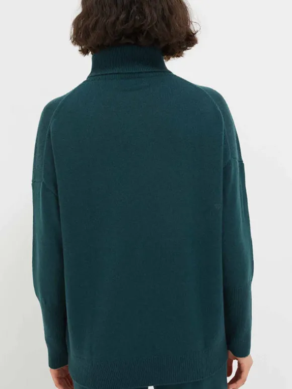 The Relaxed Polo in Bottle Green