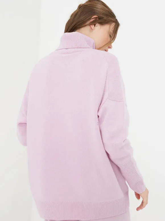 The Relaxed Polo in Soft Pink