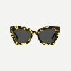 Trendy Sunglasses in Yellow Havana