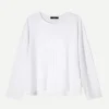 Una Long Sleeve Top in Parchment