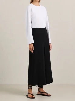 Una Long Sleeve Top in Parchment