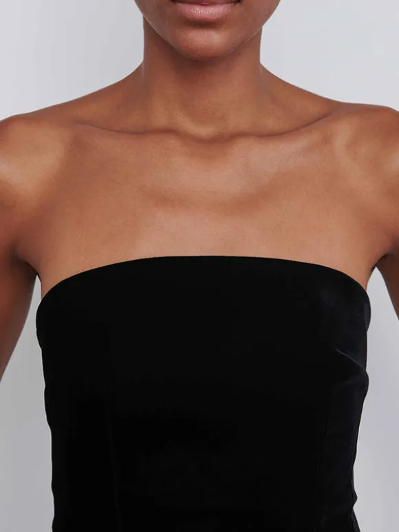Velvet Corset in Black