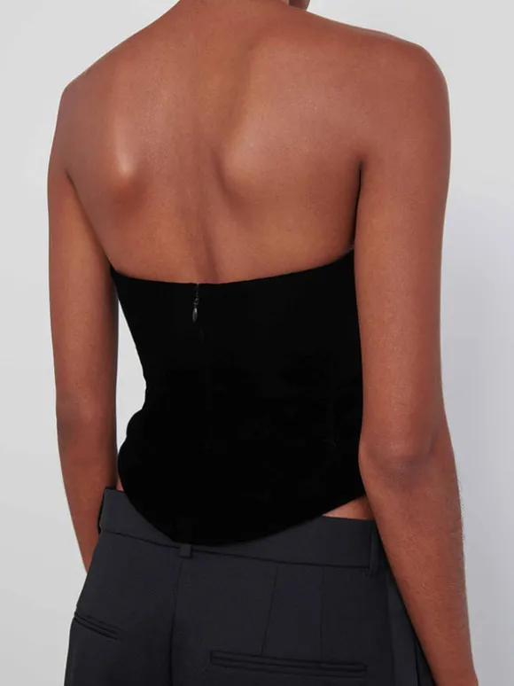 Velvet Corset in Black
