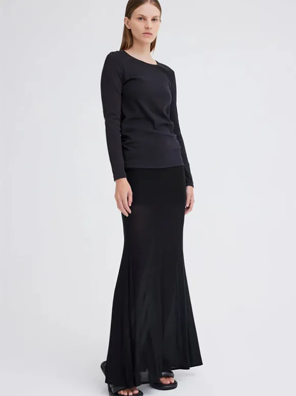 Vere Long Sleeve Top in Black