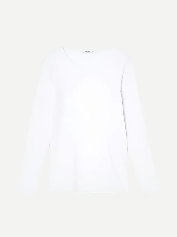 Vere Long Sleeve Top in White
