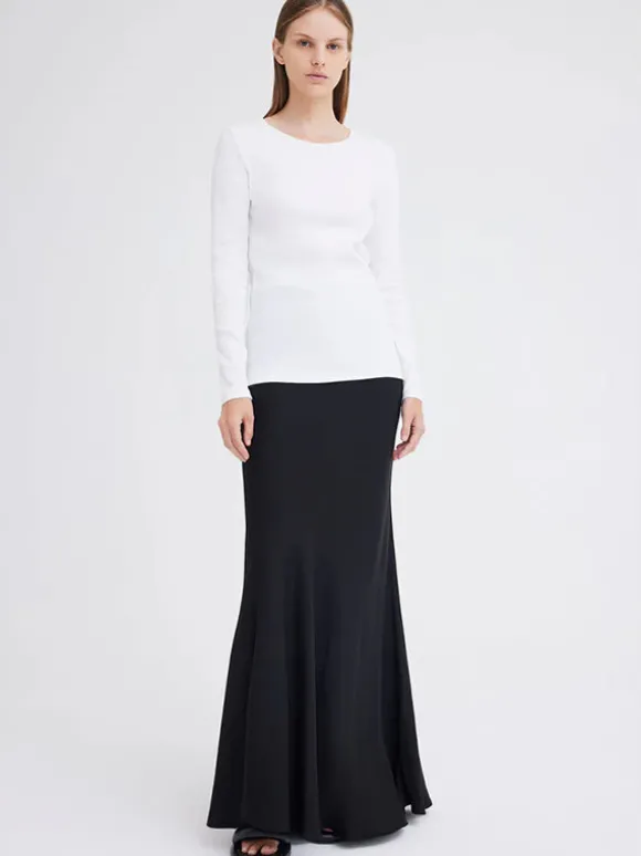 Vere Long Sleeve Top in White