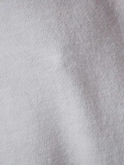 Vintage French Terry Zip Hoody in White