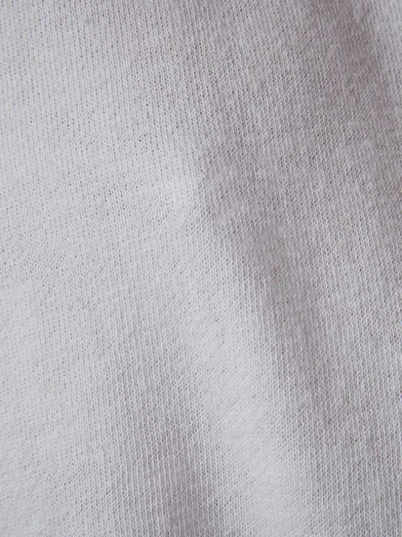 Vintage French Terry Zip Hoody in White