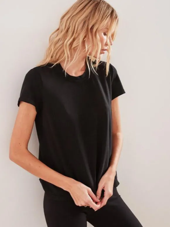 Vintage Little Boy Tee in Black