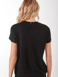Vintage Little Boy Tee in Black