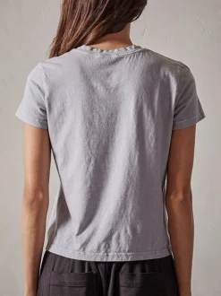Vintage Little Boy Tee in Blue Fog Pigment