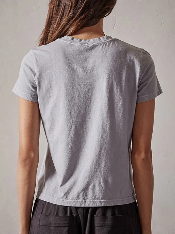 Vintage Little Boy Tee in Blue Fog Pigment