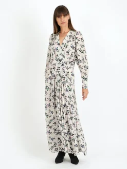 Vonick Dress in Ecru/Midnight