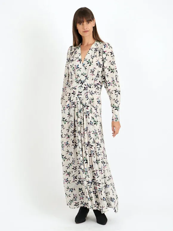 Vonick Dress in Ecru/Midnight