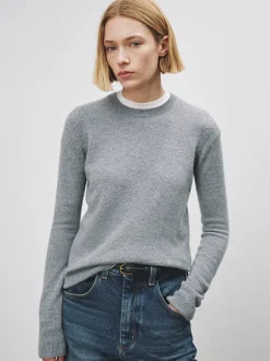 Waldorf Sweater in Light Grey Melange