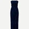 Ward Knit Dress in Navy/Black