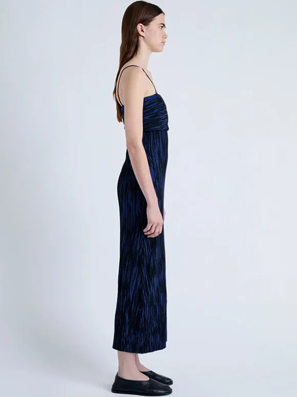 Ward Knit Dress in Navy/Black