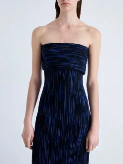 Ward Knit Dress in Navy/Black