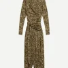 Zeidi Dress in Brown