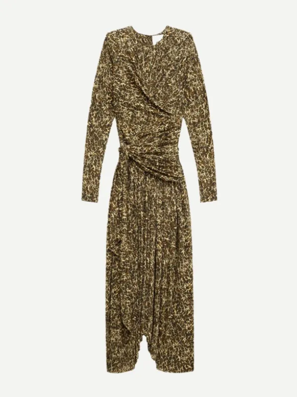 Zeidi Dress in Brown