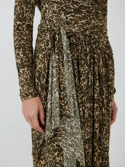 Zeidi Dress in Brown
