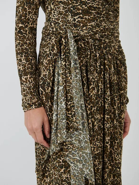 Zeidi Dress in Brown