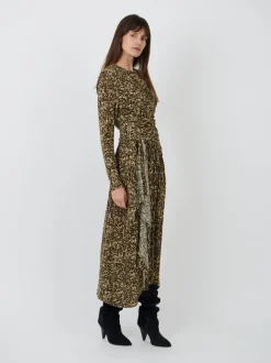 Zeidi Dress in Brown