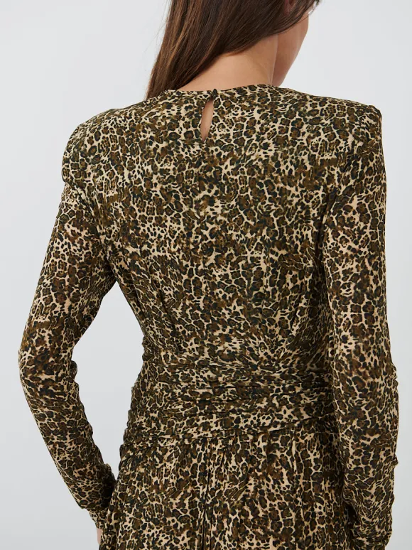 Zeidi Dress in Brown