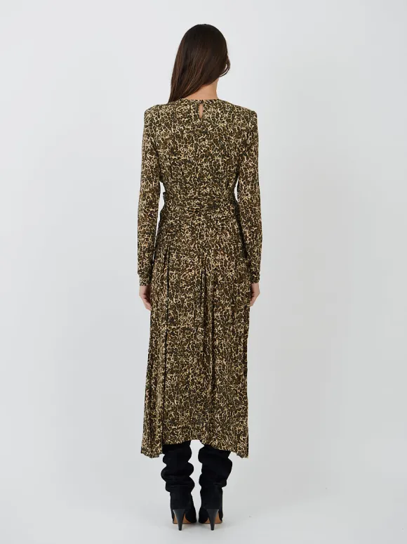Zeidi Dress in Brown